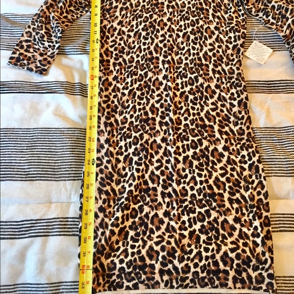 NWT leopard print sweater dress - Picture 5 of 8